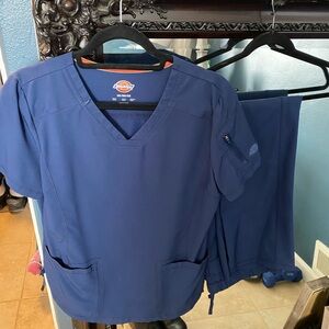 Dickies Navy Blue Scrub Set